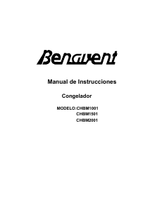 Handleiding Benavent CHBM2001 Vriezer