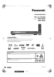 Kasutusjuhend Panasonic DMP-BD35 Blu-ray-mängija