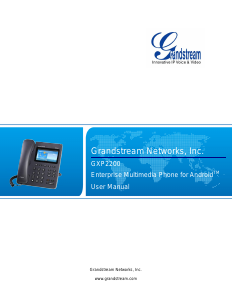 Manual Grandstream GXP2200 IP Phone