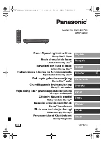Manuale Panasonic DMP-BD793 Lettore blu-ray