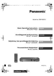 Brugsanvisning Panasonic DMP-BD81 Blu-ray afspiller