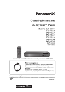 Handleiding Panasonic DMP-BD83 Blu-ray speler