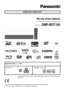 Használati útmutató Panasonic DMP-BDT100 Blu-ray lejátszó