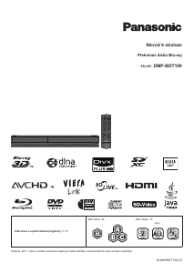 Manuál Panasonic DMP-BDT100EG Přehrávač Blu-ray