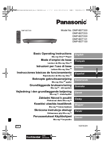 Instrukcja Panasonic DMP-BDT130 Odtwarzacz Blu-ray