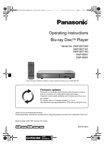 Handleiding Panasonic DMP-BDT160 Blu-ray speler