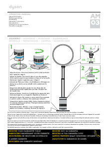 Manuale Dyson AM03 Ventilatore