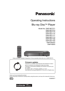 Handleiding Panasonic DMP-BDT175 Blu-ray speler