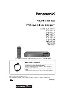 Manuál Panasonic DMP-BDT270EG Přehrávač Blu-ray