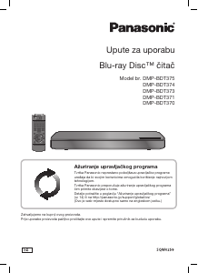 Priručnik Panasonic DMP-BDT375EG Blu-ray reproduktor