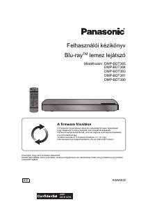 Használati útmutató Panasonic DMP-BDT384EG Blu-ray lejátszó