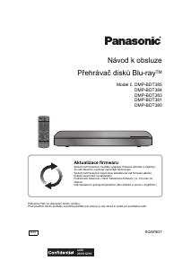 Manuál Panasonic DMP-BDT385EG Přehrávač Blu-ray