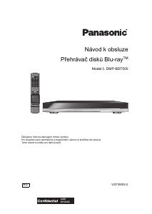 Manuál Panasonic DMP-BDT500 Přehrávač Blu-ray