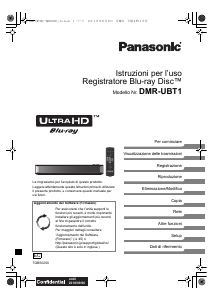 Manuale Panasonic DMR-UBT1EC Lettore blu-ray
