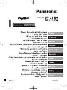 Mode d’emploi Panasonic DP-UB150 Lecteur de blu-ray