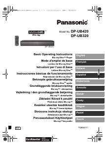 Manuale Panasonic DP-UB420 Lettore blu-ray