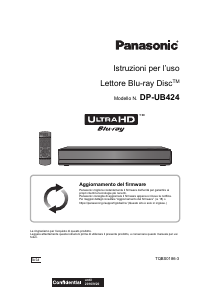 Manuale Panasonic DP-UB424EG Lettore blu-ray