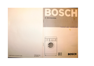 Handleiding Bosch WFK 2801 Wasmachine