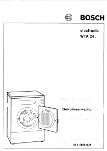 Handleiding Bosch WTA 2400 Wasmachine