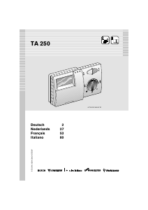 Manuale Bosch TA 250 Termostato