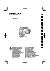 Manual Hikoki CJ 18DA Ferăstrău vertical