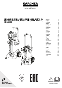 Manual de uso Kärcher HD 5/15 C Limpiadora de alta presión
