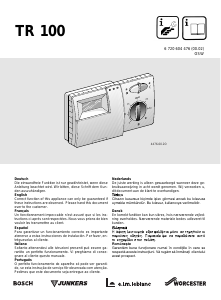 Mode d’emploi Bosch TR 100 Thermostat