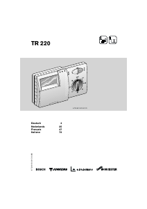 Manuale Bosch TR 220 Termostato