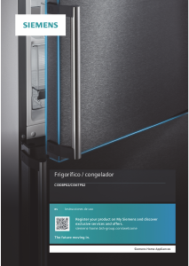 Manual de uso Siemens CI30BP02 Frigorífico combinado