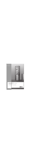 Kullanım kılavuzu Siemens KG36NAB22 Donduruculu buzdolabı