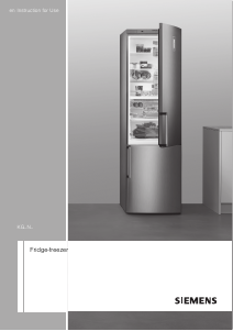 Manual Siemens KG36NXL30 Fridge-Freezer