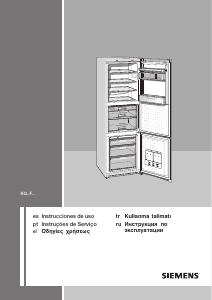 Hướng dẫn sử dụng Siemens KG39FE91 Tủ đông lạnh