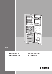 Bedienungsanleitung Siemens KG39FP98 Kühl-gefrierkombination