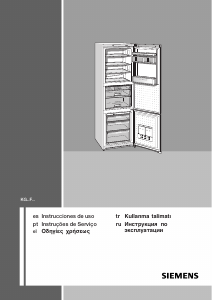 Hướng dẫn sử dụng Siemens KG39FPI21 Tủ đông lạnh