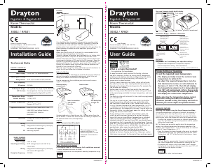 Manual Drayton Digistat+ Thermostat