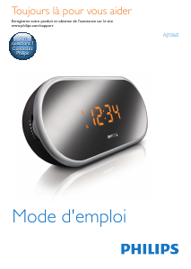 Mode d’emploi Philips AJ1060 Radio-réveil