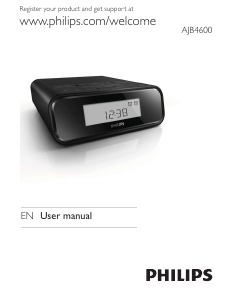 Handleiding Philips AJB4600 Wekkerradio
