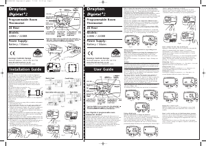 Manual Drayton Digistat+2 Thermostat