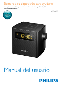 Manual de uso Philips AJT4400B Radiodespertador