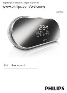 Handleiding Philips AJB1002 Wekkerradio