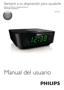 Manual de uso Philips AJ3116M Radiodespertador