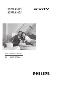 Manual Philips 20PFL4101S LCD Television