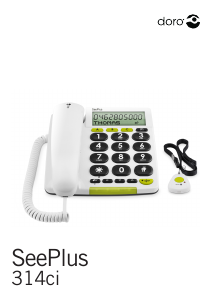 Bedienungsanleitung Doro SeePlus 314ci Telefon