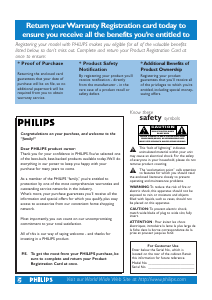 Manual Philips 32PF7320A LCD Television