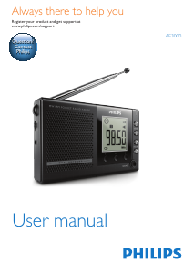 Manual Philips AE3000 Radio