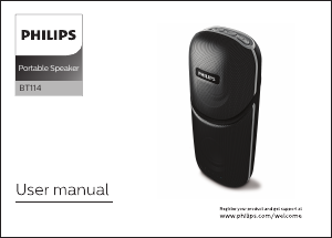 Handleiding Philips BT114 Luidspreker
