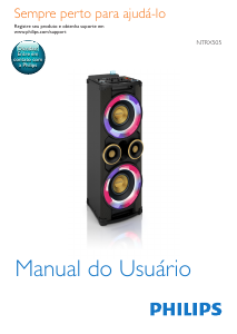 Manual Philips NTRX505 Altifalante