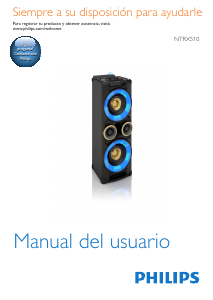 Manual de uso Philips NTRX510 Altavoz