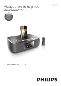 Manual de uso Philips DC290B Docking station