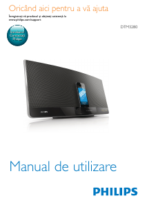 Manual Philips DTM3280 Boxă andocare